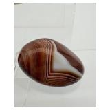 Sardonyx Palmstone Lot of 3: Hand holder included. Total weight 146 gm./5.3 oz.