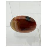 Sardonyx Palmstone Lot of 3: Hand holder included. Total weight 146 gm./5.3 oz.