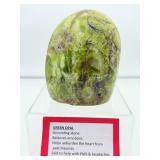 Green opal freeform: 1 kilo/2 lb. 5 oz.