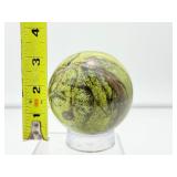 Green opal Sphere 75mm 823 gm./1 lb.13 oz.