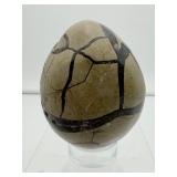 Septarian large egg-shaped geode nodule 779 gm./1 lb. 12 oz.