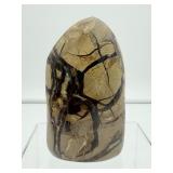 Septarian large polished freeform: 633 gm./1 lb. 6 oz.