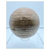 Brown Aragonite Sphere 100mm, 1.8 kilo/4 lb.
