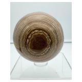 Brown Aragonite Sphere 100mm, 1.8 kilo/4 lb.