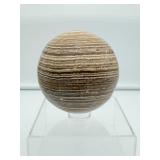 Brown Aragonite Sphere 100mm, 1.8 kilo/4 lb.