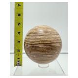 Brown Aragonite Sphere 100mm, 1.8 kilo/4 lb.