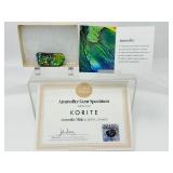 Ammolite Gem Specimen from the KORITE Ammolite Mine, Alberta, Canada 25 gm./.4 oz.