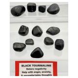 Black Tourmaline Tumbles Lot: 175 gm./6.2 oz.