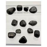 Black Tourmaline Tumbles Lot: 175 gm./6.2 oz.