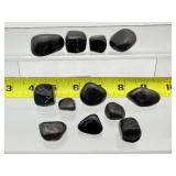 Black Tourmaline Tumbles Lot: 175 gm./6.2 oz.