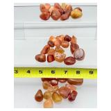 Carnelian Tumbles Lot: 322gm/11.4oz.