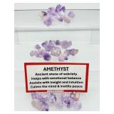 Amethyst Skeletal Elestial Points: 164gm/5.8oz.