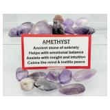 Amethyst Polished Small Tumbles Lot: 280gm/10oz.