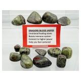 Dragons blood Jasper Tumbles Lot 209 gm./7.4 oz.
