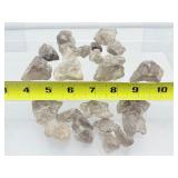 Smoky Quartz rough pieces 247gm/9oz