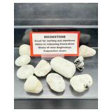 Rainbow Moonstone Tumbles Lot: 101 gm./5.6 oz.