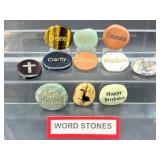 Set of 12 Word Stones