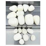 Scolesite Polished Tumbles Lot 297 gm./11 oz.