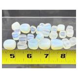 Opalite  (Man-Made) small polished tumbles: 77gm/2.8oz.