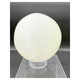 Selenite large sphere: 105mm 1.4 kilo/3 lb. 3.4 oz.