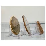Agate Slices Lot of 3: 174gm/6.1oz.