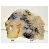 Graveyard, Agate Polished Lot of 2: small bowl and slab 271 gm./9.6 oz.
