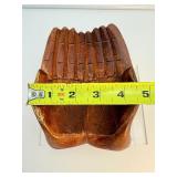 Wood Praying Hands Bowl