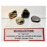 Mugglestone Lot of 4 large tumbles 284 gm./10.1.oz.