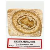 Brown Aragonite Plate: 332 gm./11.7 oz.