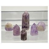 Amethyst Misc. Misc. Lot of 14: Total weight 615 gm./1 lb. 5.7 oz.