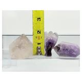 Amethyst Misc. Misc. Lot of 14: Total weight 615 gm./1 lb. 5.7 oz.