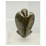 Pyrite Lot of 3: heart, tumble and small angel Total Lot Weight 240 gm./8.5 oz.