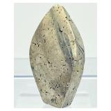 Pyrite Lot of 3: small flame, heart and small cube cluster 291 gm./10.2 oz.