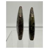 Dragon Stone Polished Lot of 4: Two small flames and 2 tumbles 361gm/12.7oz.