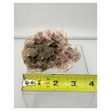 Pink Amethyst Geode Piece: 168gm/5.9oz.