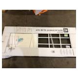 Steves & Sons 31-3/4 in. x 79 in. Reliant Series Clear 9-Lite White Primed Fiberglass Front Door Slab with Medium Pet Door Customer Returns See Pictures Steves & Sons 31-3/4 in. x 79 in. Reliant Series Clear 9-Lite White Primed Fiberglass Front Door Slab with Medium Pet Door Customer Returns See Pictures