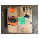 Commercial Electric 10 in. 3-Speed High Velocity Turbo Fan   Customer Returns See Pictures Commercial Electric 10 in. 3-Speed High Velocity Turbo Fan   Customer Returns See Pictures