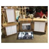 Lot of Assorted Kitchen Cabinets Various Models and Conditions Customer Returns See Pictures Lot of Assorted Kitchen Cabinets Various Models and Conditions Customer Returns See Pictures