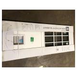 Steves & Sons 31-3/4 in. x 79 in. Reliant Series Clear 9-Lite White Primed Fiberglass Front Door Slab with Medium Pet Door Customer Returns See Pictures Steves & Sons 31-3/4 in. x 79 in. Reliant Series Clear 9-Lite White Primed Fiberglass Front Door Slab with Medium Pet Door Customer Returns See Pictures