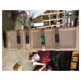 Hampton Bay 24 in. W x 18 in. D x 84 in. H Assembled Pantry Kitchen Cabinet in Unfinished with Recessed Panel Customer Returns See Pictures Hampton Bay 24 in. W x 18 in. D x 84 in. H Assembled Pantry Kitchen Cabinet in Unfinished with Recessed Panel Customer Returns See Pictures