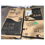 Lot of Bootz Industries Maui Plus 60 in. x 32 in. Alcove Soaking Bathtub with Right Drain in White Damaged  Customer Returns See Pictures Lot of Bootz Industries Maui Plus 60 in. x 32 in. Alcove Soaking Bathtub with Right Drain in White Damaged  Customer Returns See Pictures