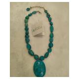925 Barse Turquoise Pendant Necklace 925 Barse Turquoise Pendant Necklace