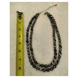 925 Jay King DTR Hematite Double Strand Necklace 925 Jay King DTR Hematite Double Strand Necklace