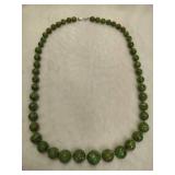 AIL Aluma 925 Green Turquoise Beaded Necklace AIL Aluma 925 Green Turquoise Beaded Necklace