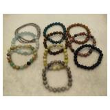 Asst Elastic Beaded Bracelets Asst Elastic Beaded Bracelets