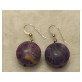 925 Jay King DTR Purple Charoite Graduated Beaded Necklace 925 Jay King DTR Purple Charoite Graduated Beaded Necklace