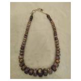 925 Jay King DTR Purple Charoite Graduated Beaded Necklace 925 Jay King DTR Purple Charoite Graduated Beaded Necklace