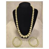 925 Jay King DTR Lemon Chrysoprase Beaded Necklace 925 Jay King DTR Lemon Chrysoprase Beaded Necklace