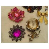 Assorted Colorful Brooches Assorted Colorful Brooches