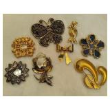 Assorted Colorful Brooches Assorted Colorful Brooches